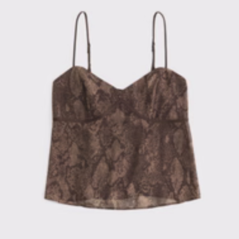 Abercrombie & Fitch Sheer Babydoll Cami